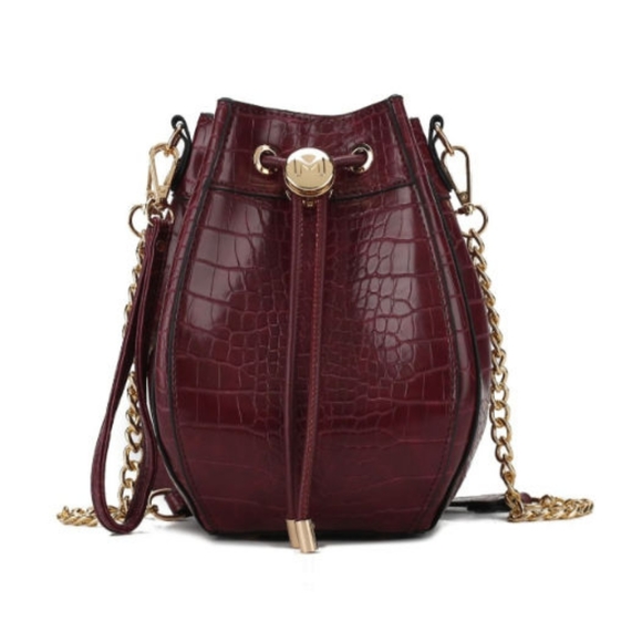 MKF Cassidy Crocodile Embossed Shoulder Bag - Picture 6 of 10